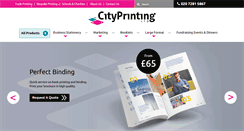 Desktop Screenshot of cityprintingltd.co.uk